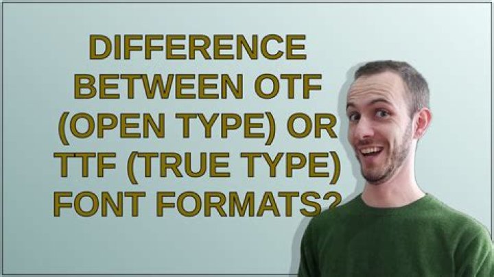 Otf font - How To Discuss